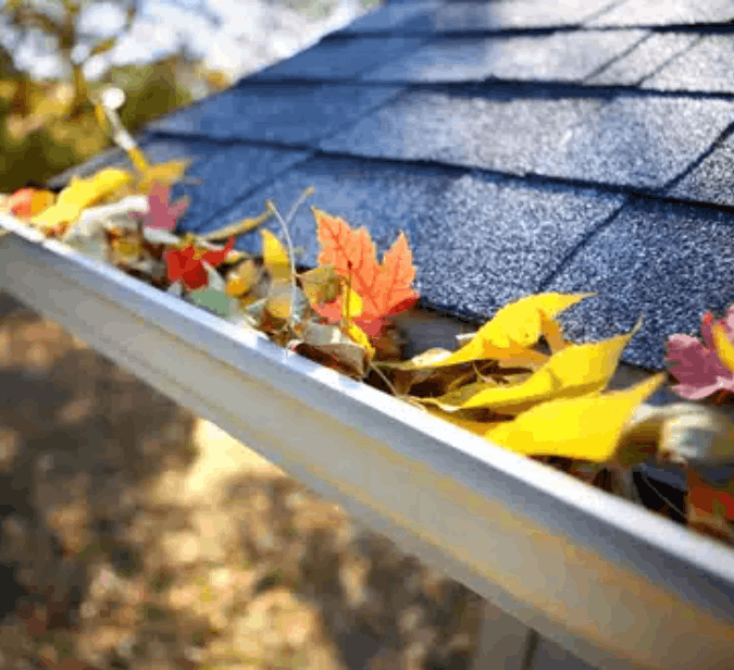 Gutter cleaning in Worcester carried out on residential property