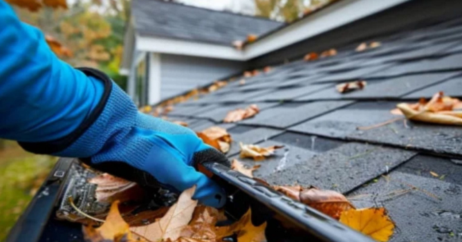 Worcester gutter cleaning services clearing blocked gutters