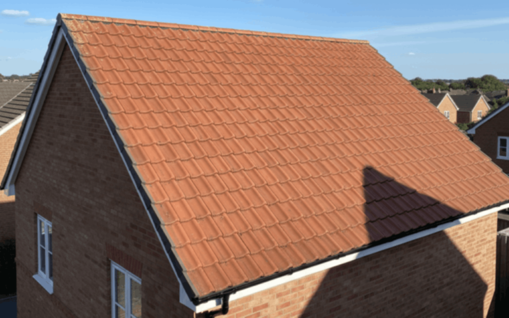 Pitched roofing installation on house Worcester.