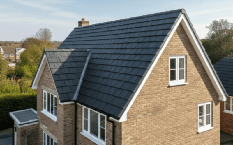 New roof installations on residential property.